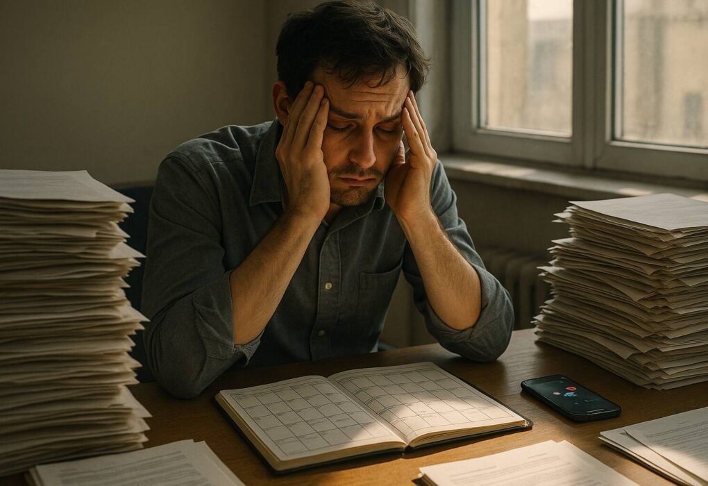 Upptäck tecknen på långvarig stress, hur den påverkar din hälsa och konkreta strategier för att hantera och förebygga utmattning.