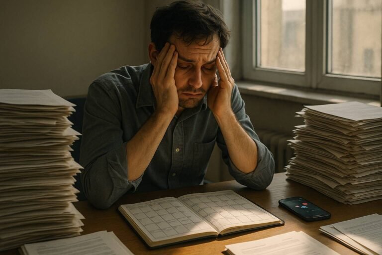 Upptäck tecknen på långvarig stress, hur den påverkar din hälsa och konkreta strategier för att hantera och förebygga utmattning.