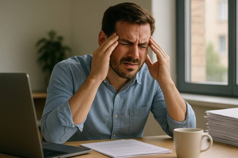 Lär dig känna igen, behandla och förebygga tinningvärk orsakad av stress. Effektiva metoder för smärtlindring och när du bör söka läkarhjälp.