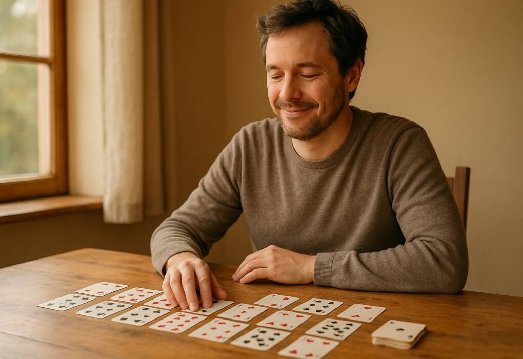Upptäck hur kortspel kan minska stress genom att aktivera flow-tillstånd, främja social interaktion och fungera som mindfulness-övning i vardagen.