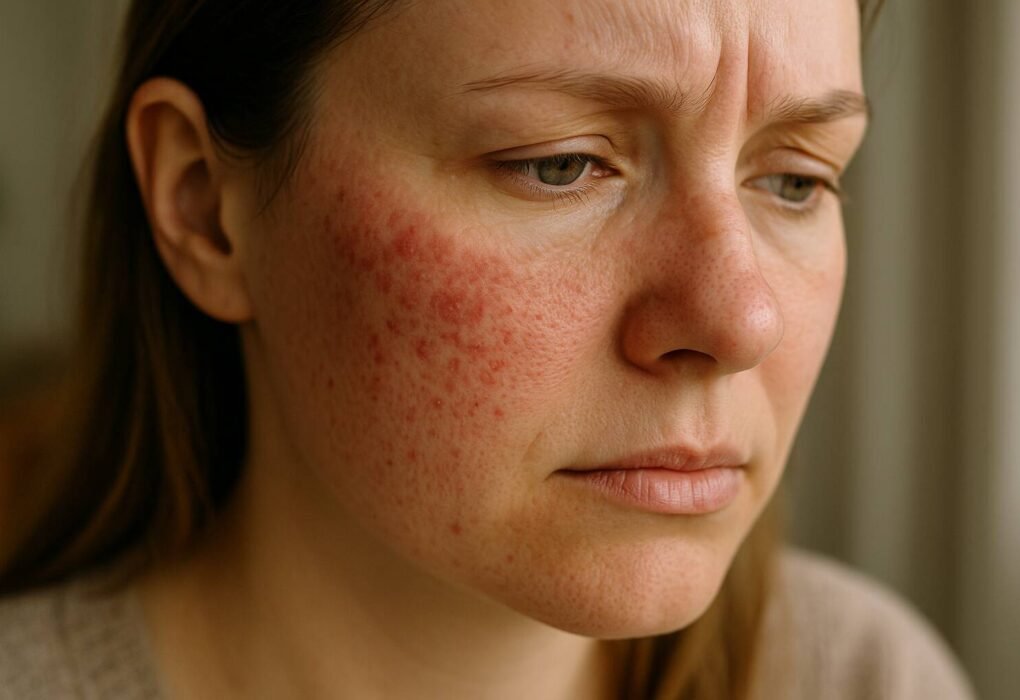 Lär dig om sambandet mellan stress och plötsliga utslag i ansiktet, hur du behandlar dem och förebyggande åtgärder för en friskare hud.