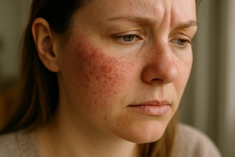 Lär dig om sambandet mellan stress och plötsliga utslag i ansiktet, hur du behandlar dem och förebyggande åtgärder för en friskare hud.